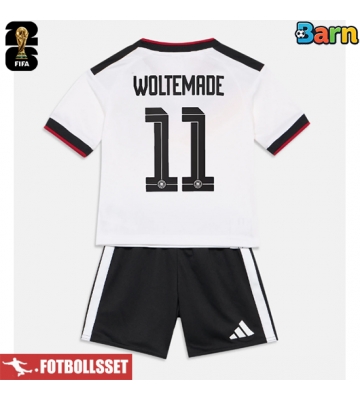 Tyskland Nick Woltemade #11 Hemmatröja Barn VM 2026 Kortärmad (+ Korta byxor)